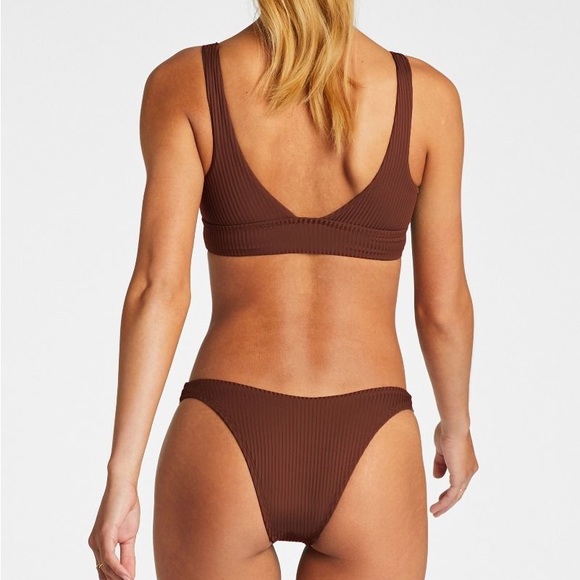 Vitamin A Brown Eco Rib Bikini - Picture 2 of 6